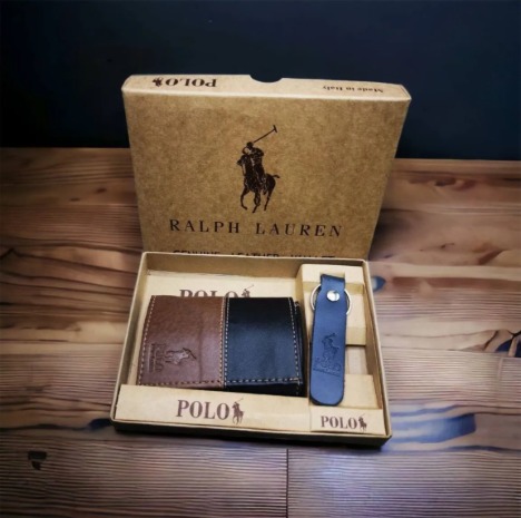 BILLETERA CON LLAVERO Y CAJA