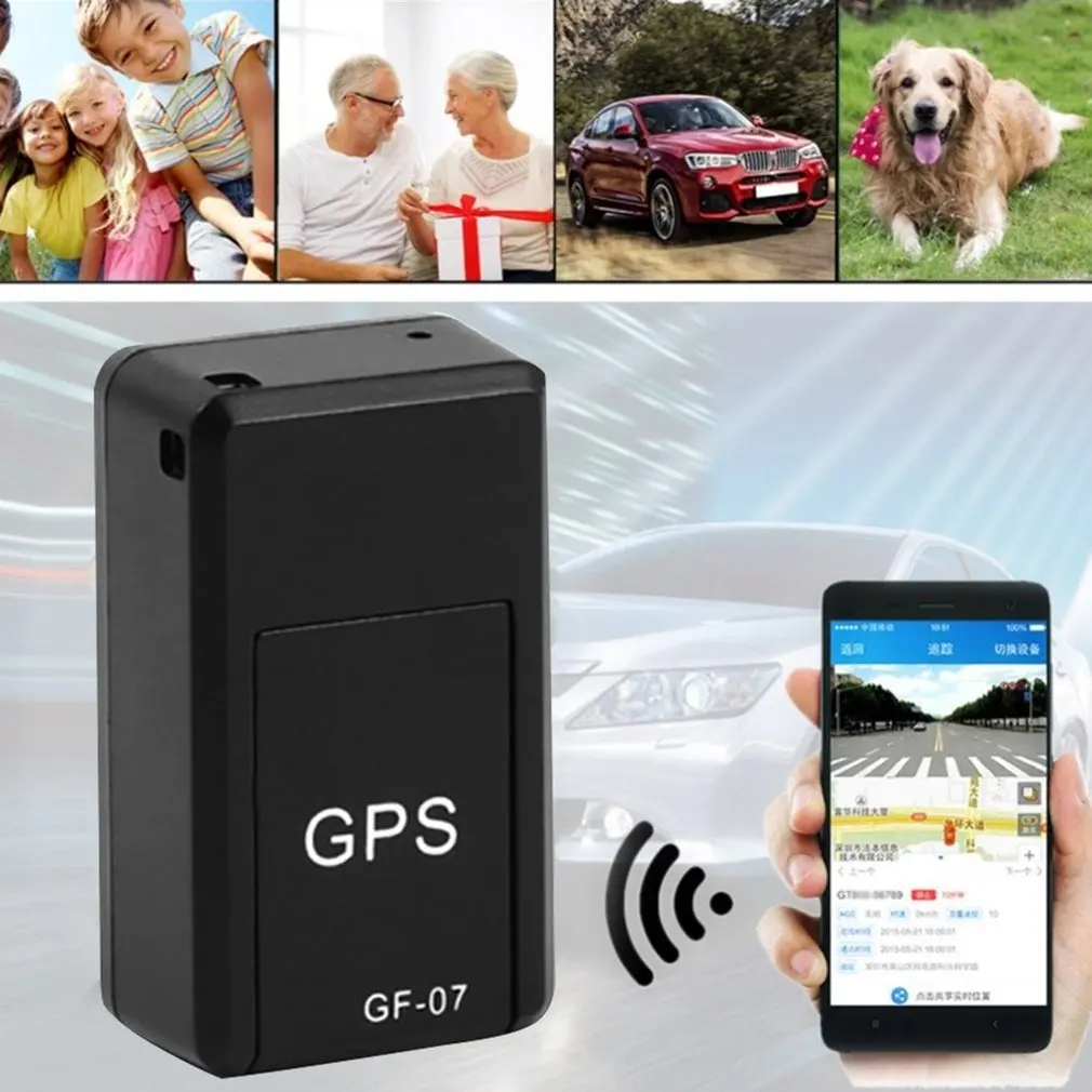 RASTREADOR MINI GPS PORTATIL GF-07