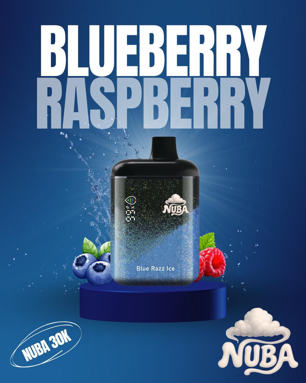 NUBA 30K PUFFS BLUEBERRY RASPBERRY  ARANDANO 