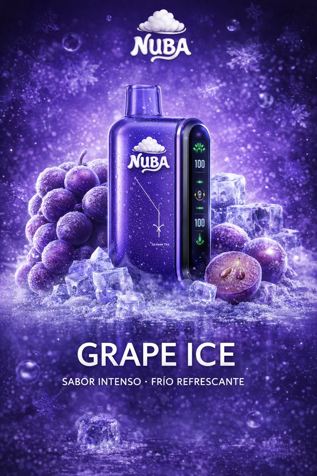 NUBA 15K PUFFS GRAPE ICE 