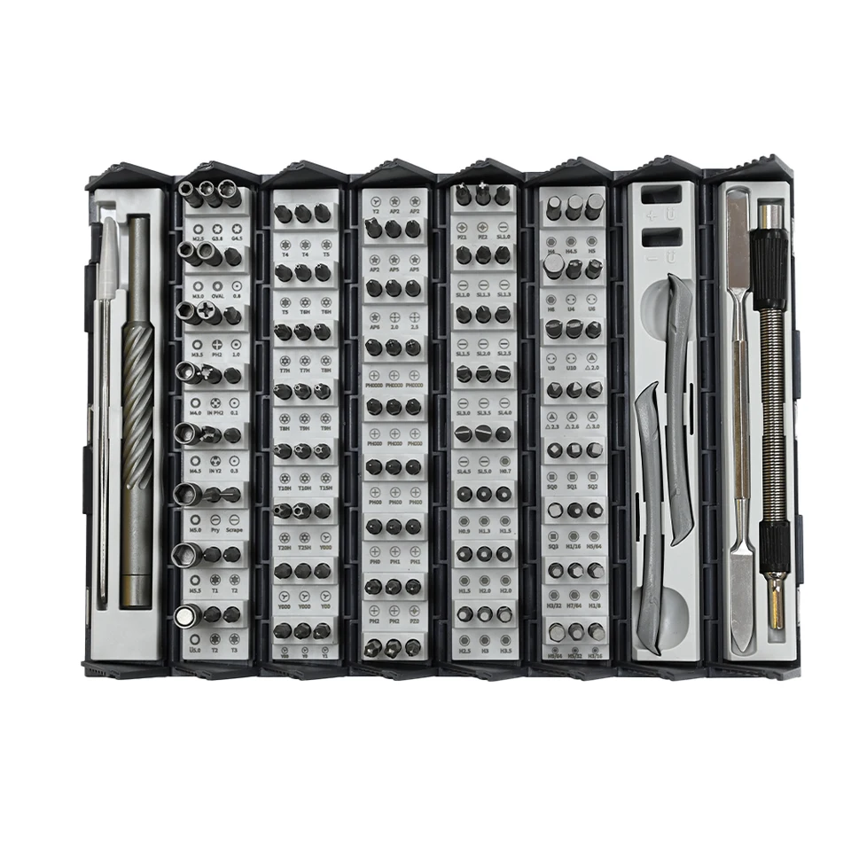 JUEGO DE DESTORNILLADOR A PRESION 128 EN 1