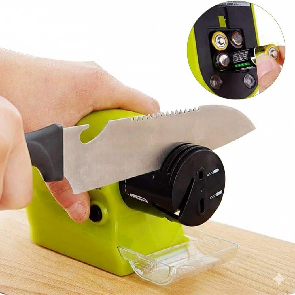AFILADOR ELÉCTRICO DE CUCHILLOS 🔪⚡