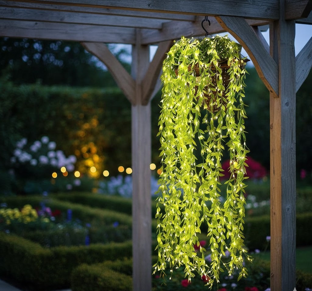 CORTINA DE PLANTA LUZ LED 