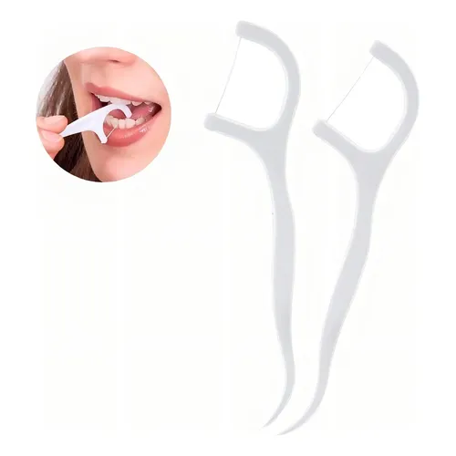 PALILLOS DE HILO DENTAL DESECHABLE