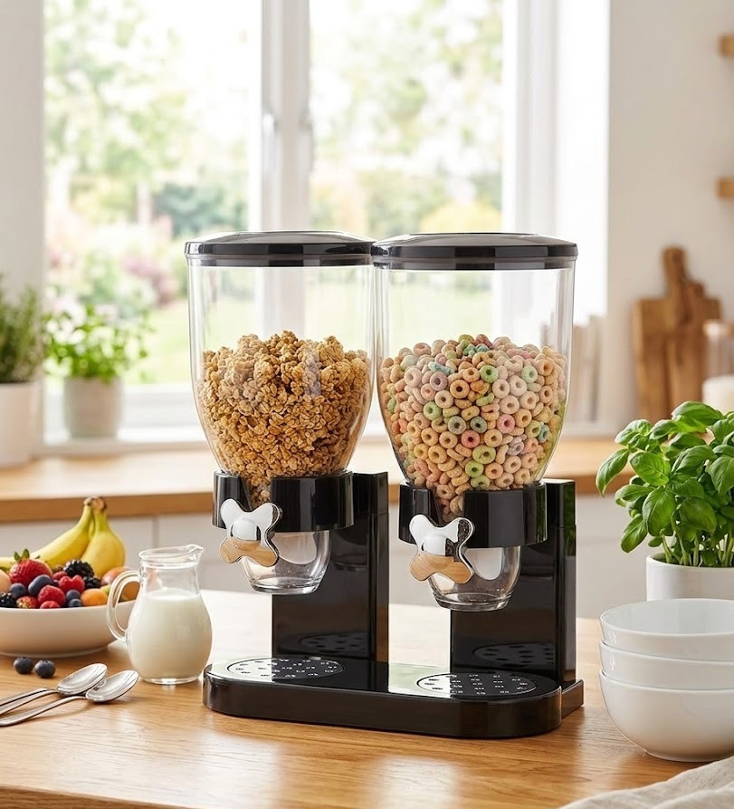 DISPENSADOR DE CEREALES DOBLES