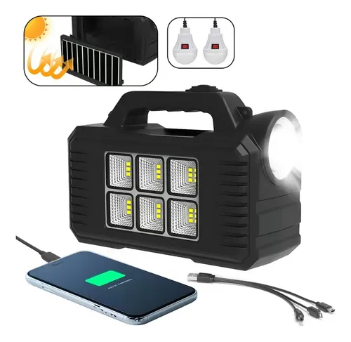 LAMPARA SOLAR DE CAMPING GD-8077