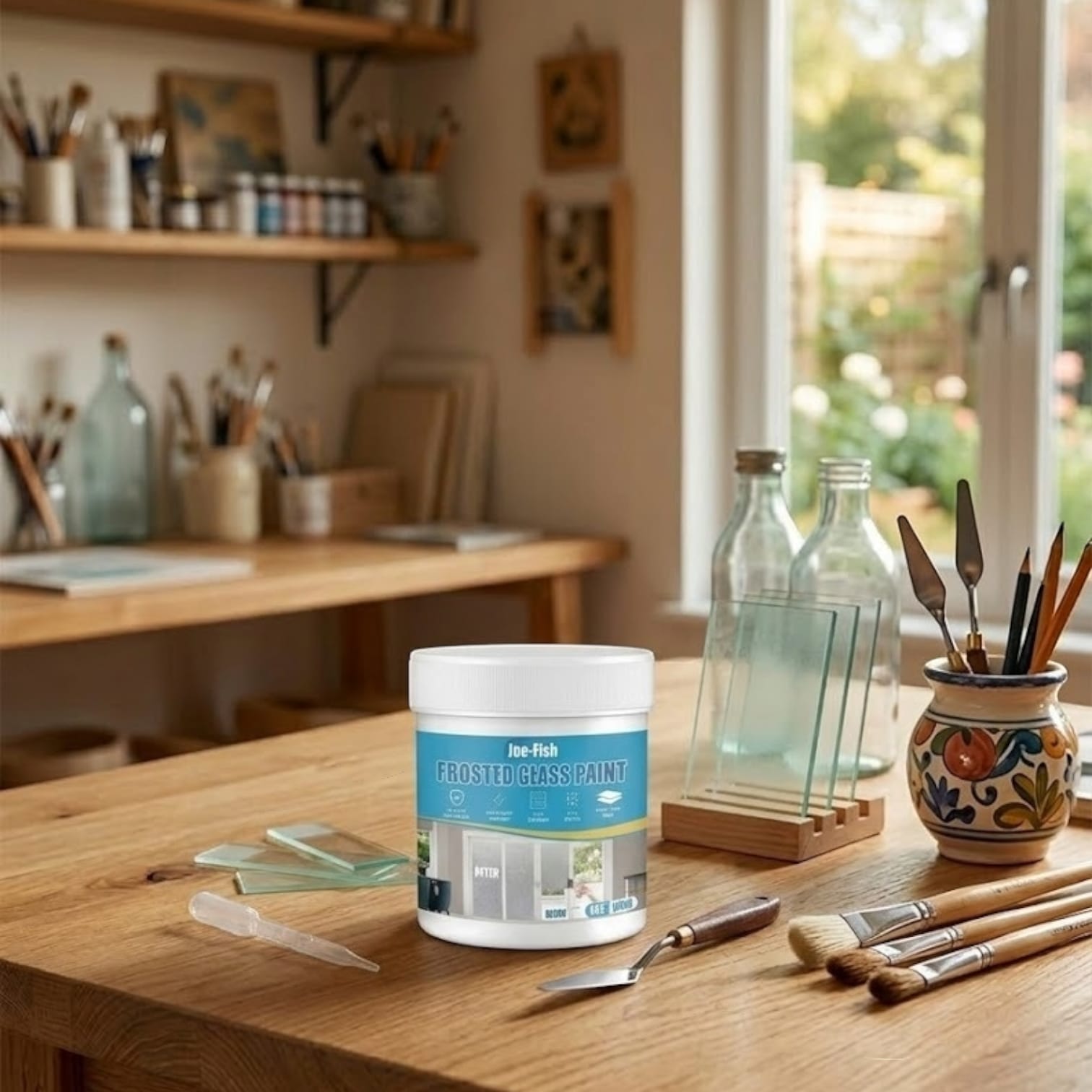 PINTURA PARA VIDRIO ESMERILLADO