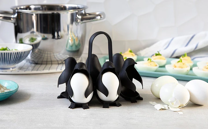  SOPORTE PARA HUEVOS TIPO PINGÜINO