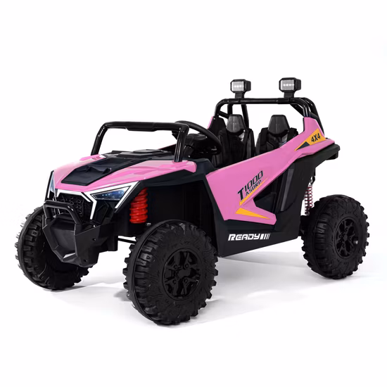 BUGGY ELÉCTRICO TODOTERRENO ROSADO