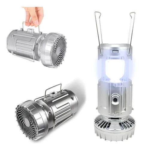 LINTERNA DE CAMPING CON VENTILADOR