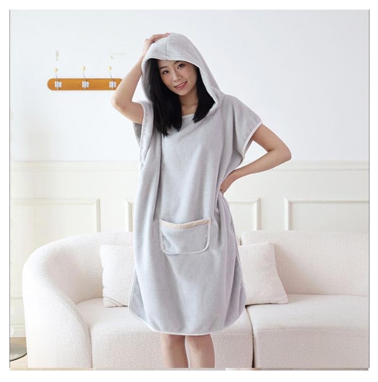 BATA CON CAPUCHA TOALLA