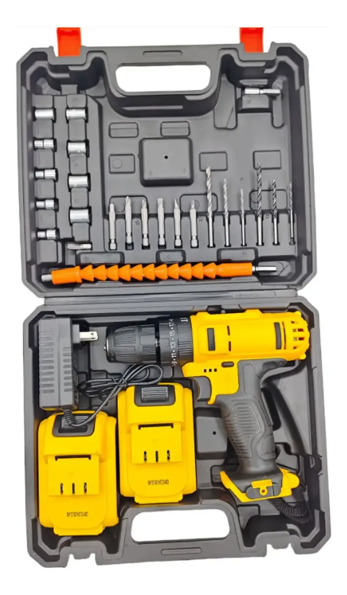 KIT DE TALADRO INALAMBRICO 2 BATERÍAS