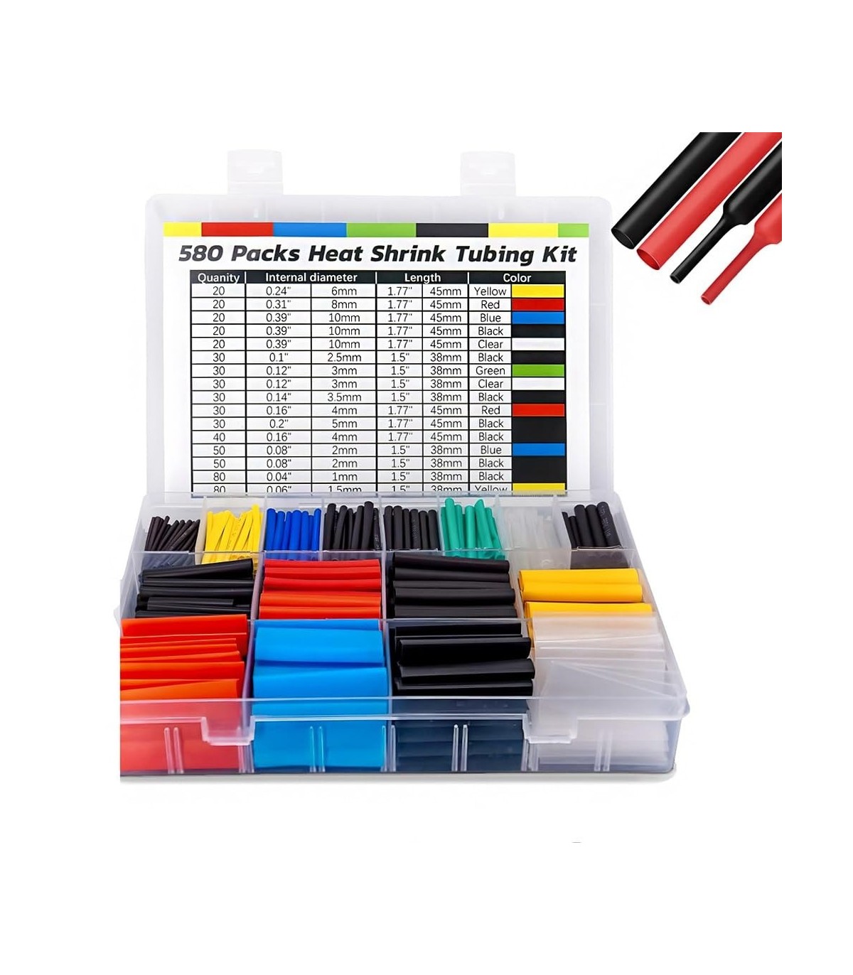 KIT TERMOENCOGIBLE DE COLORES 