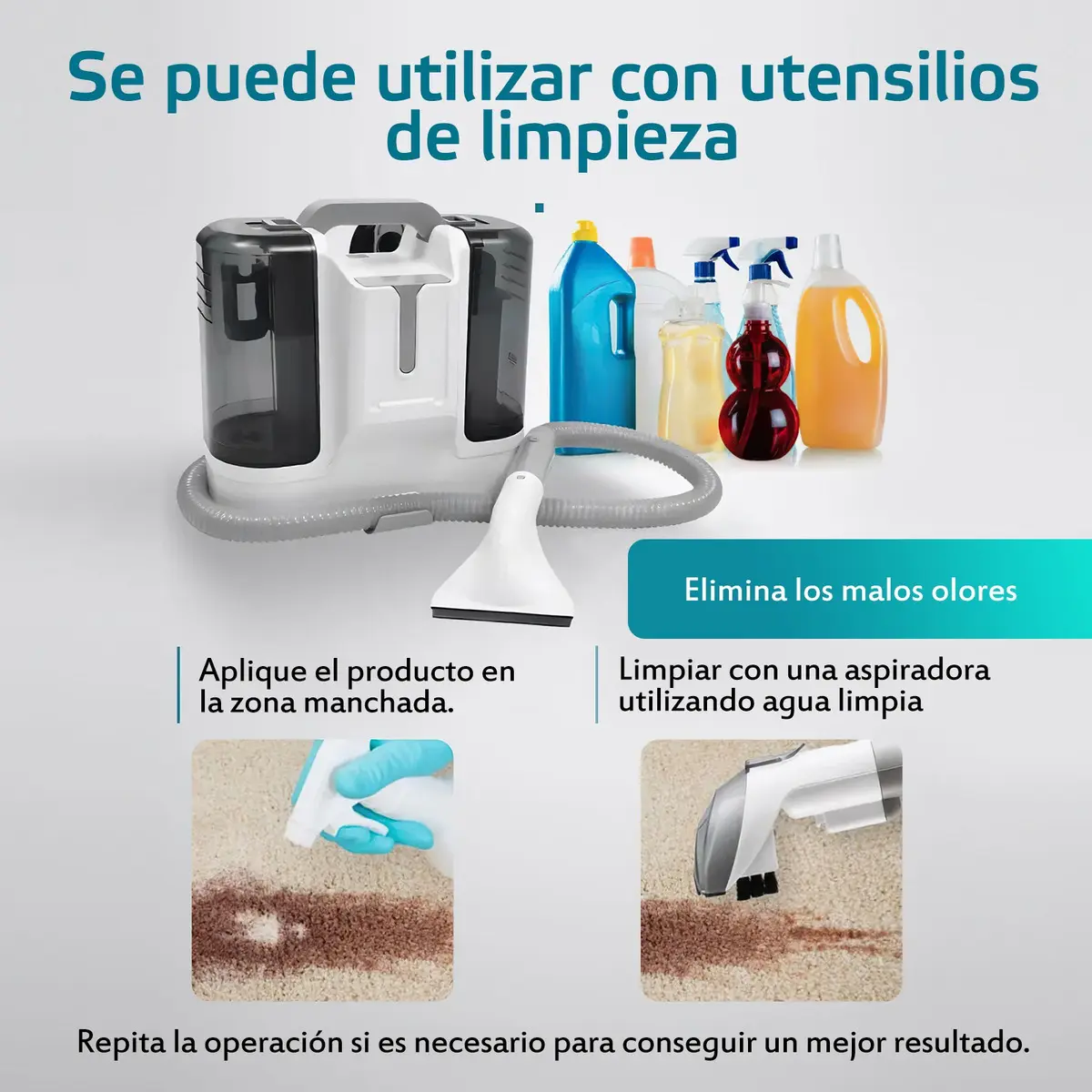 MAQUINA LIMPIADORA DE ALFOMBRAS Y TAPICERIA