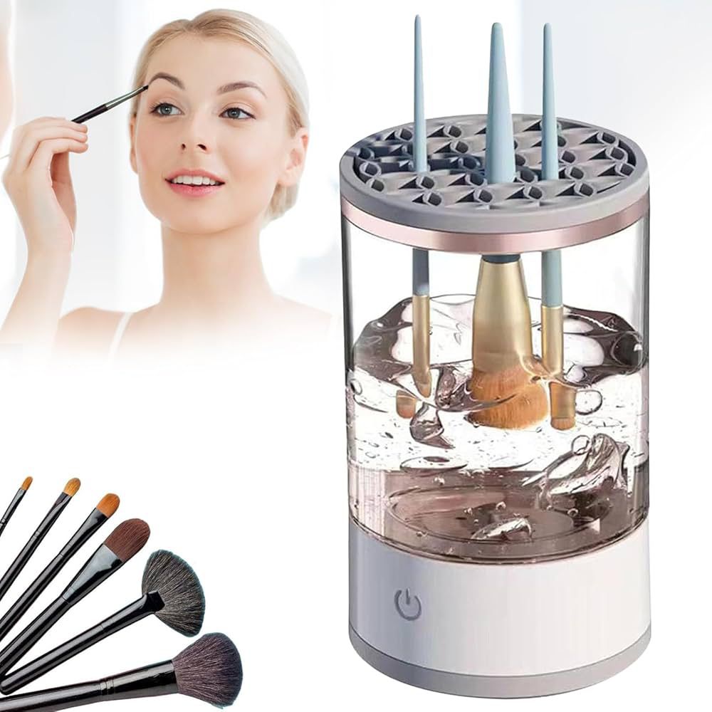 MAQUINA PARA LIMPIEZA DE BROCHAS DE MAQUILLAJE