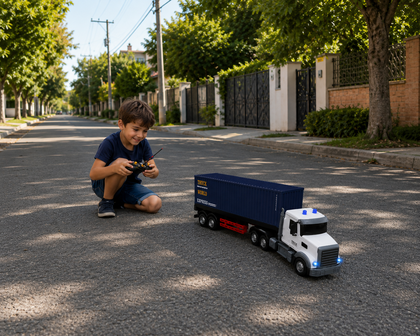 TRAILER A CONTROL REMOTO