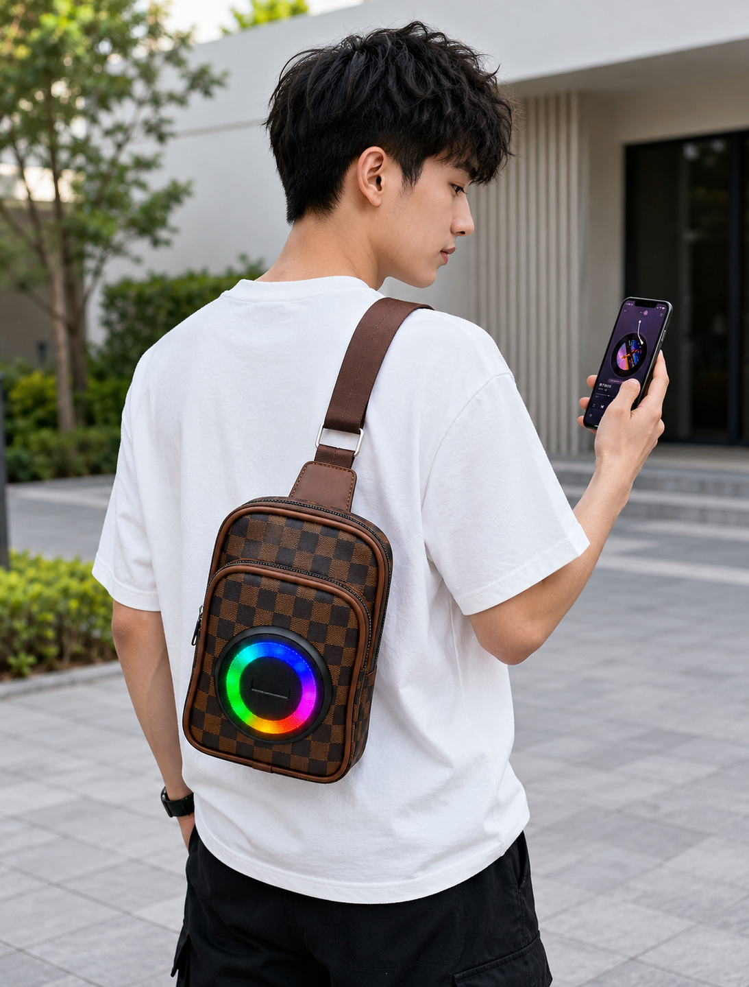 MOCHILA CON BOCINA