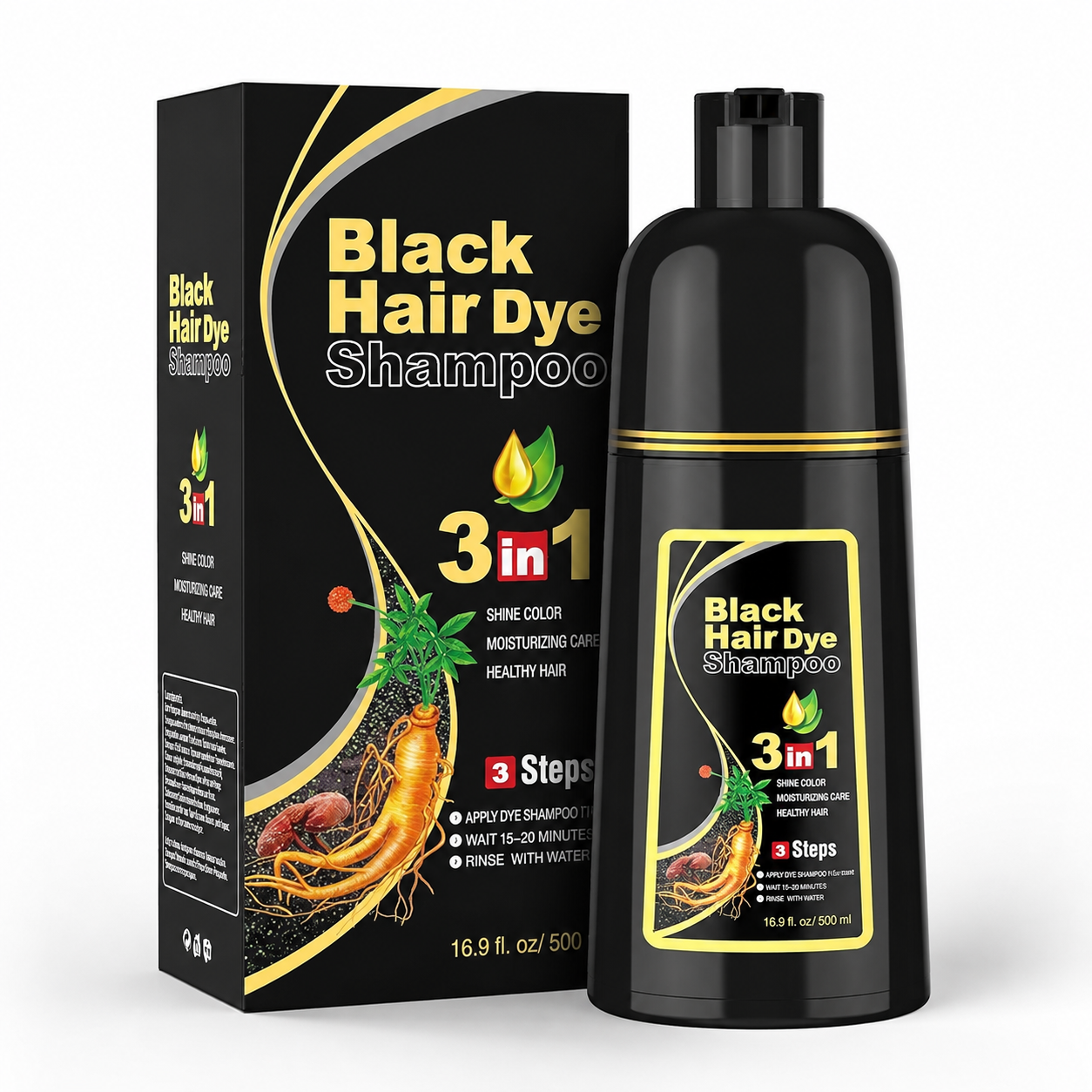 SHAMPOO PARA TENÑIR EL CABELLO DE NEGRO