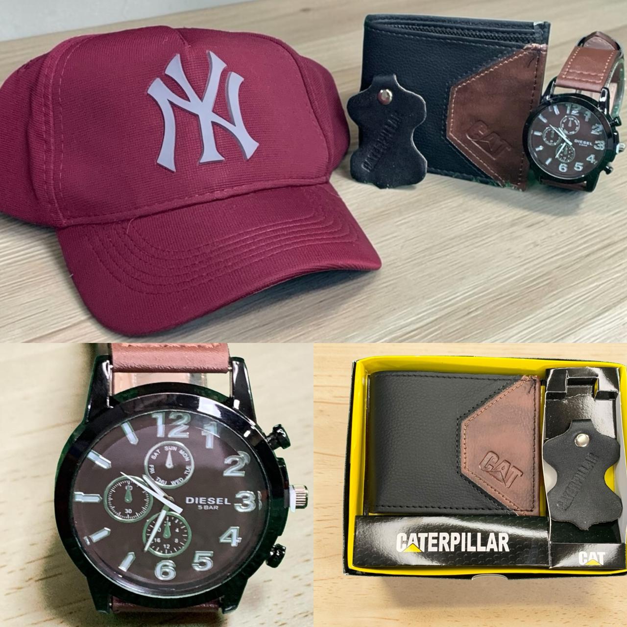 COMBO DE RELOJ GORRA Y BILLETERA