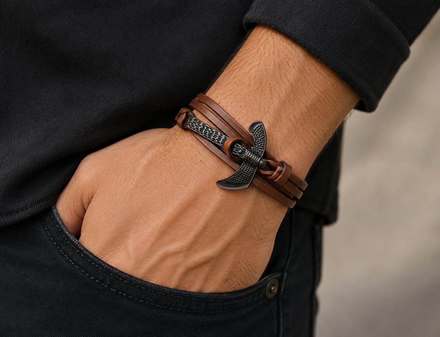 PULSERA DE CUERO  