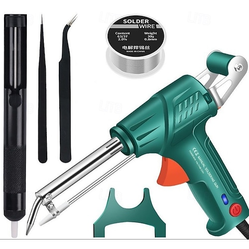 KIT DE PISTOLA DE SOLDADURA AUTOMATICA  DE 60W