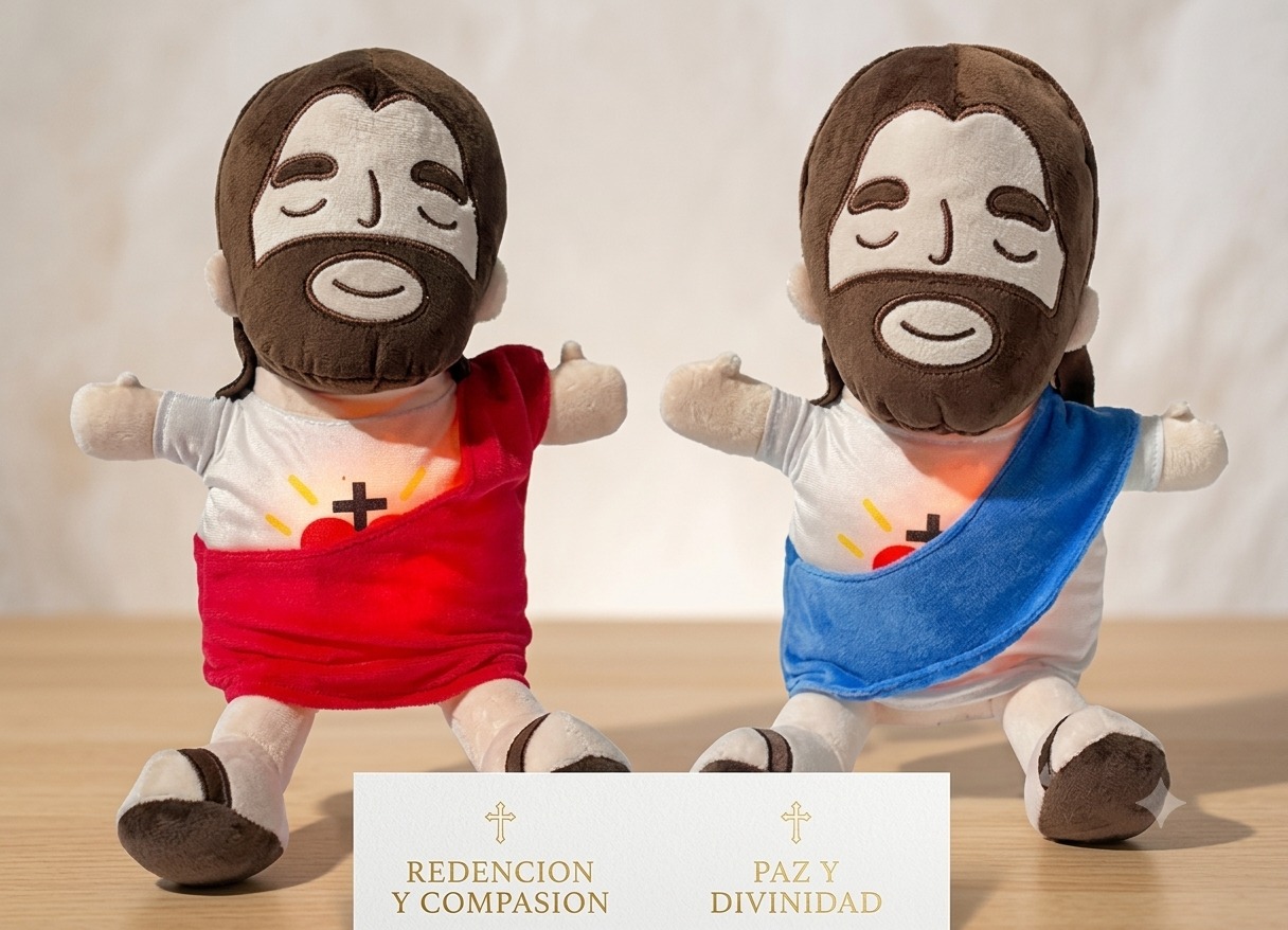 PELUCHE DE JESUS QUE RESPIRA 
