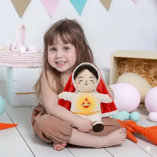 PELUCHE VIRGEN MARIA CON RESPIRACION 