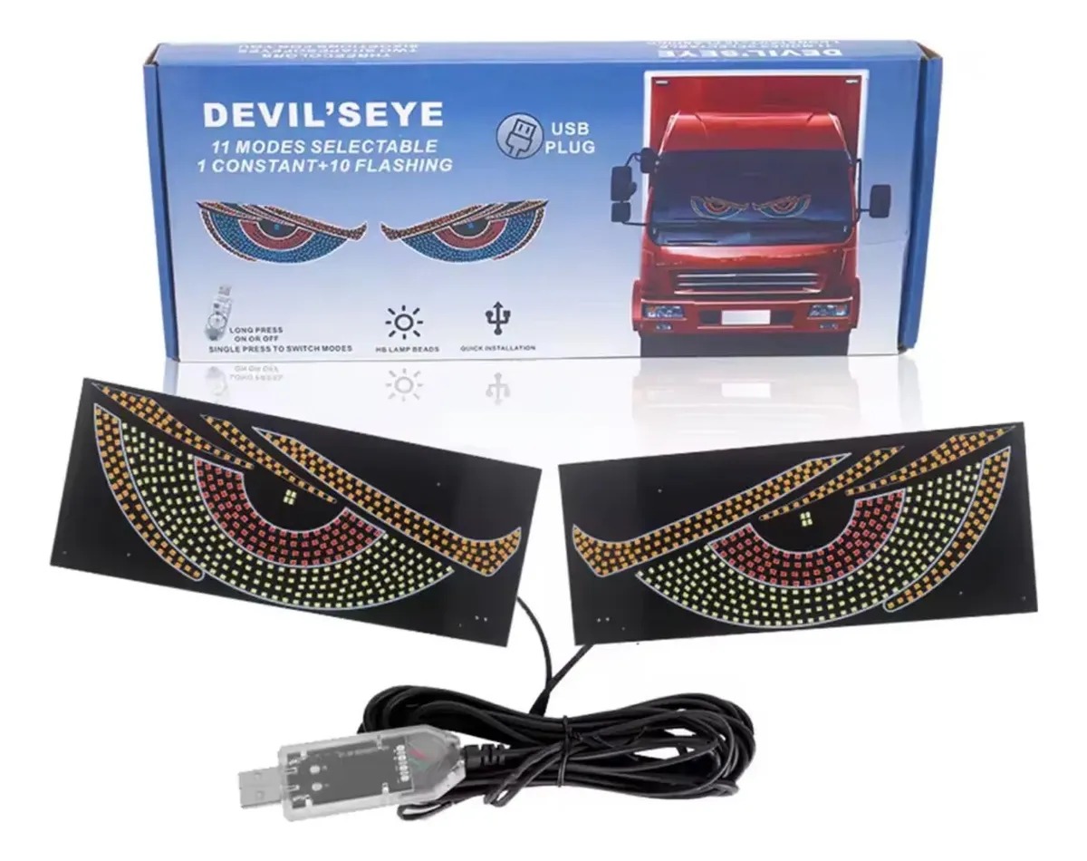 LUCES LED ESTILO OJOS  