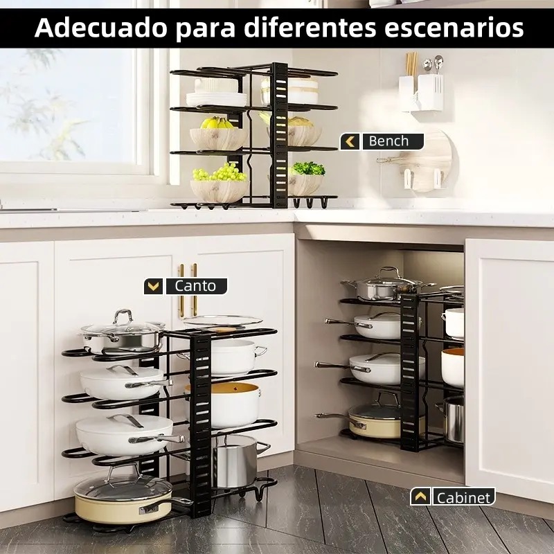 ORGANIZADOR DE OLLAS Y SARTENES 