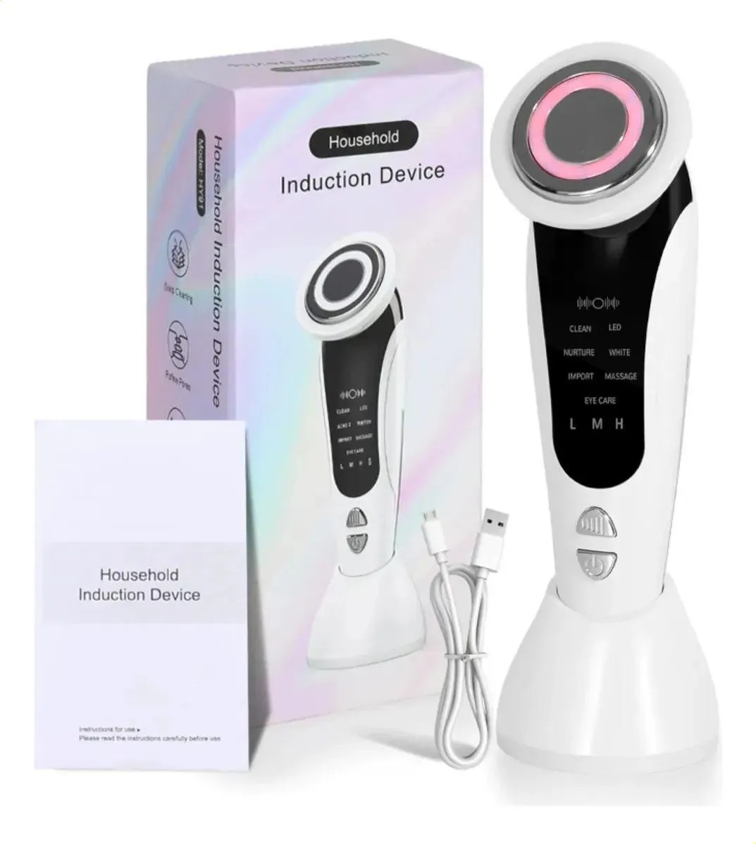 MASAJEADOR FACIAL CON RADIOFRECUENCIA 