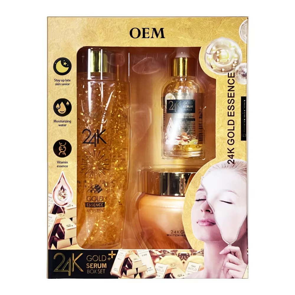 SET DE CUIDADO FACIAL 24K