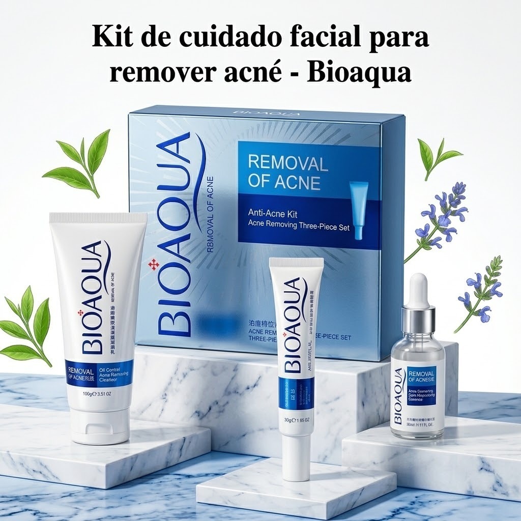 KIT DE CUIDADO FACIAL PARA REMOVER EL ACNÉ  