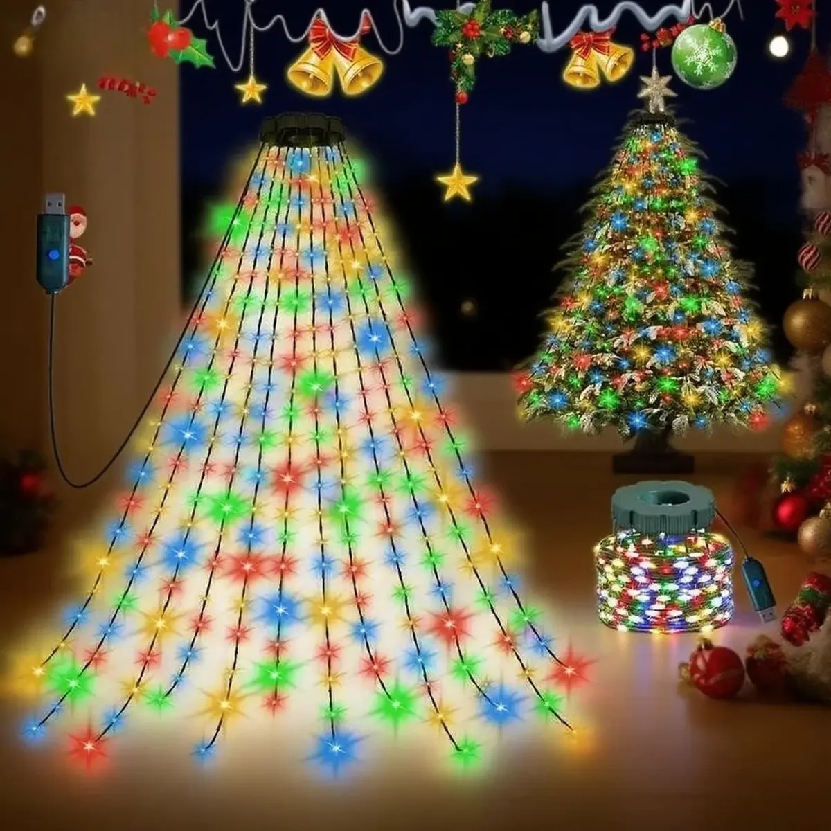 LUZ DE COLOR PARA ARBOL