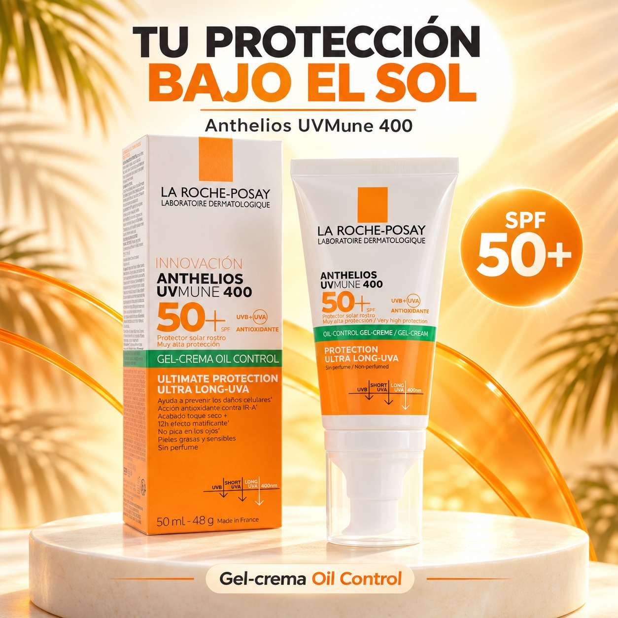PROTECTOR SOLAR SPF50+