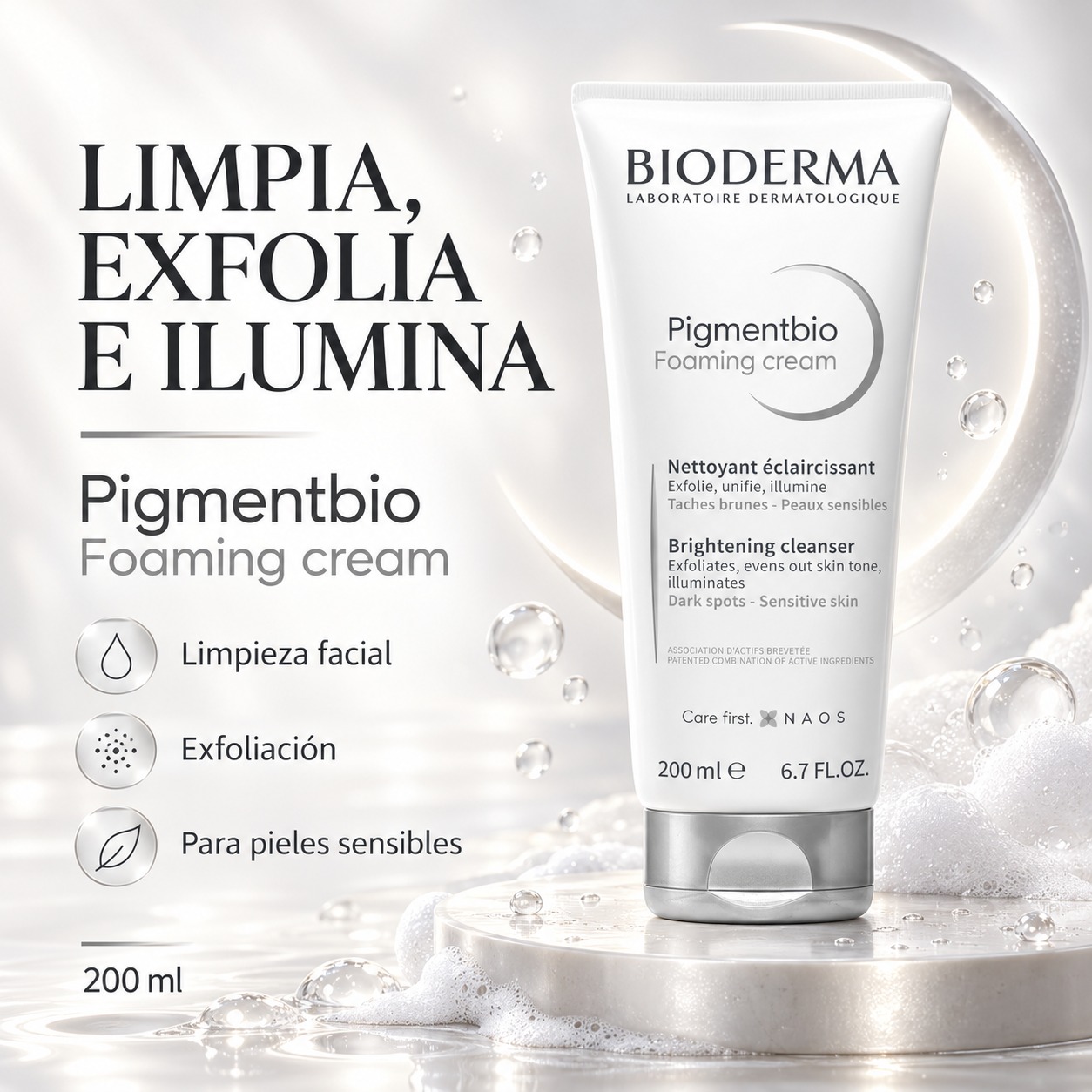 CREMA LIMPIADORA E ILUMINADORA