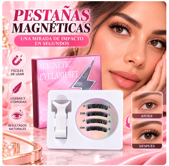 SET PESTAÑAS MAGNETICAS 